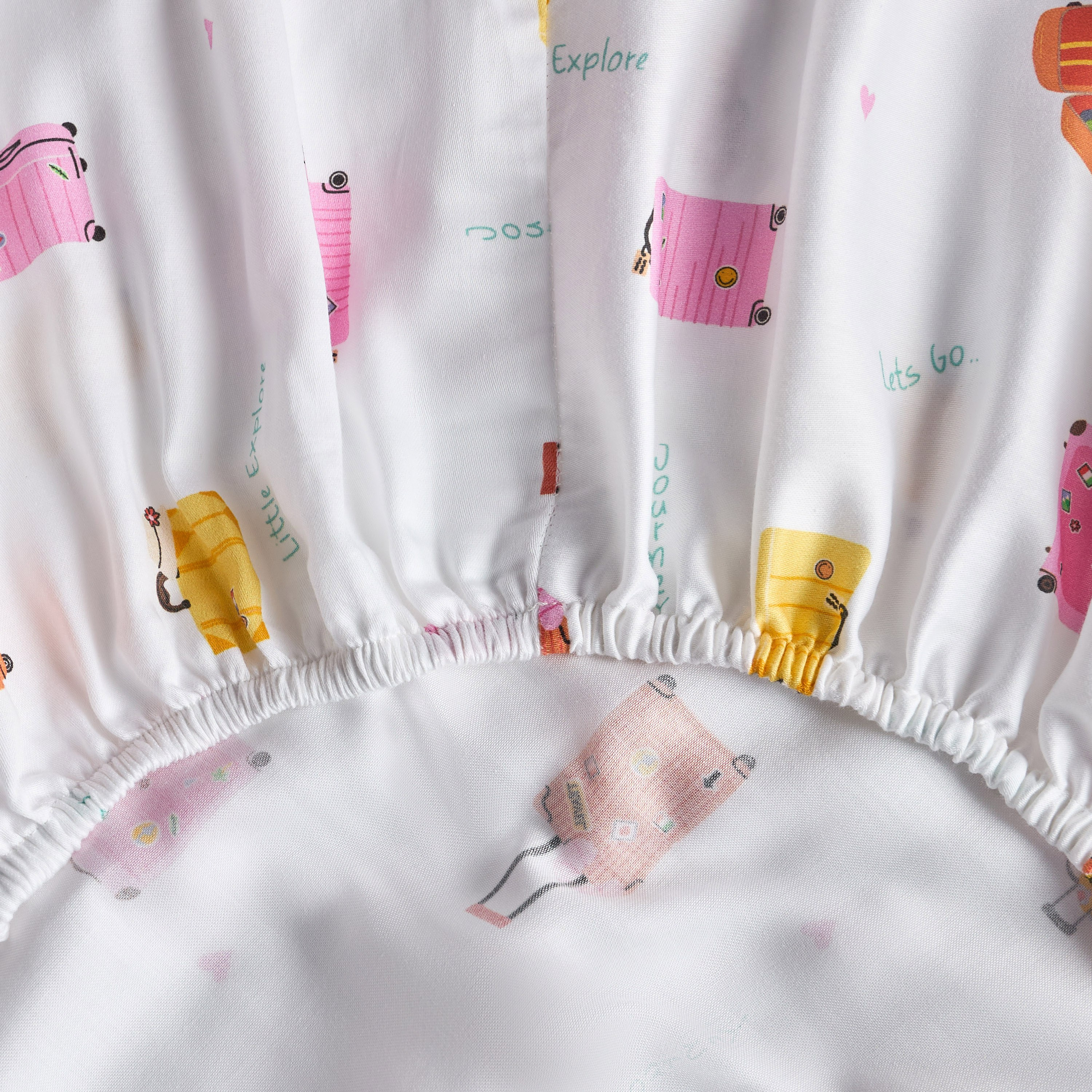 Wander Travel Cotton Printed 4-Piece Full Comforter and Sheet Set - 160x220 cm-babyandkids-beddingandwindows-bedding-comforters-image-7