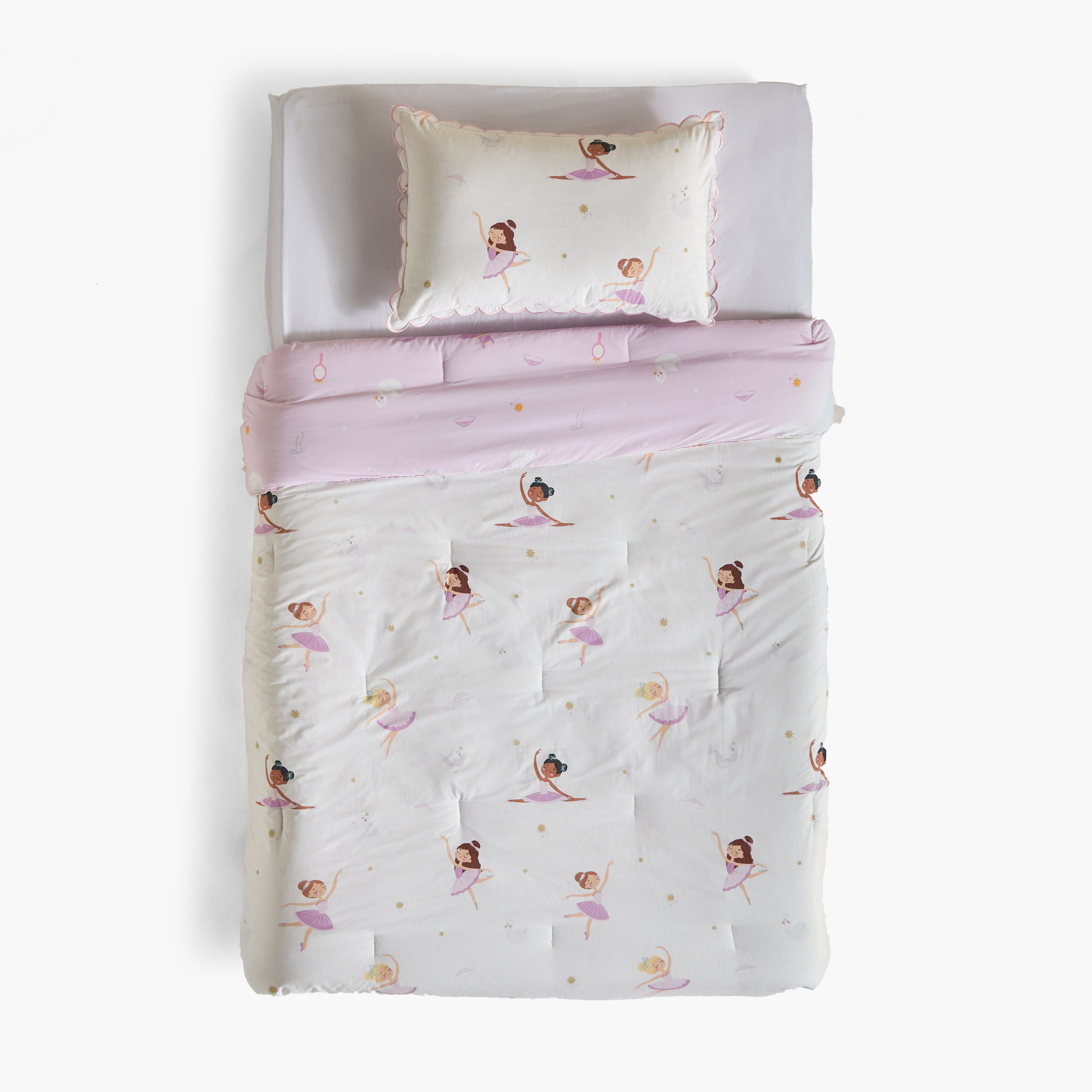 Margot Cotton Printed 200 Thread Count 2-Piece Single Comforter Set - 135x220 cm-babyandkids-beddingandwindows-bedding-comforters-image-5