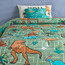 طقم لحاف وشرشف كامل قطن 4 قطع بطبعات ديناصور بيكسل - رينجو - 160×220 سم-kids-beddingandwindows-bedding-comforters-image-6