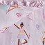 طقم شرشف ولحاف قطن مقاس كامل 4 قطع بطبعات باليرينا - 160x220 سم-kids-beddingandwindows-bedding-comforters-image-4