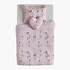 طقم شرشف ولحاف قطن مقاس كامل 4 قطع بطبعات باليرينا - 160x220 سم-kids-beddingandwindows-bedding-comforters-image-1