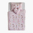 طقم شرشف ولحاف قطن مقاس فردي 4 قطع بطبعات باليرينا - 135x220 سم-kids-beddingandwindows-bedding-comforters-image-1