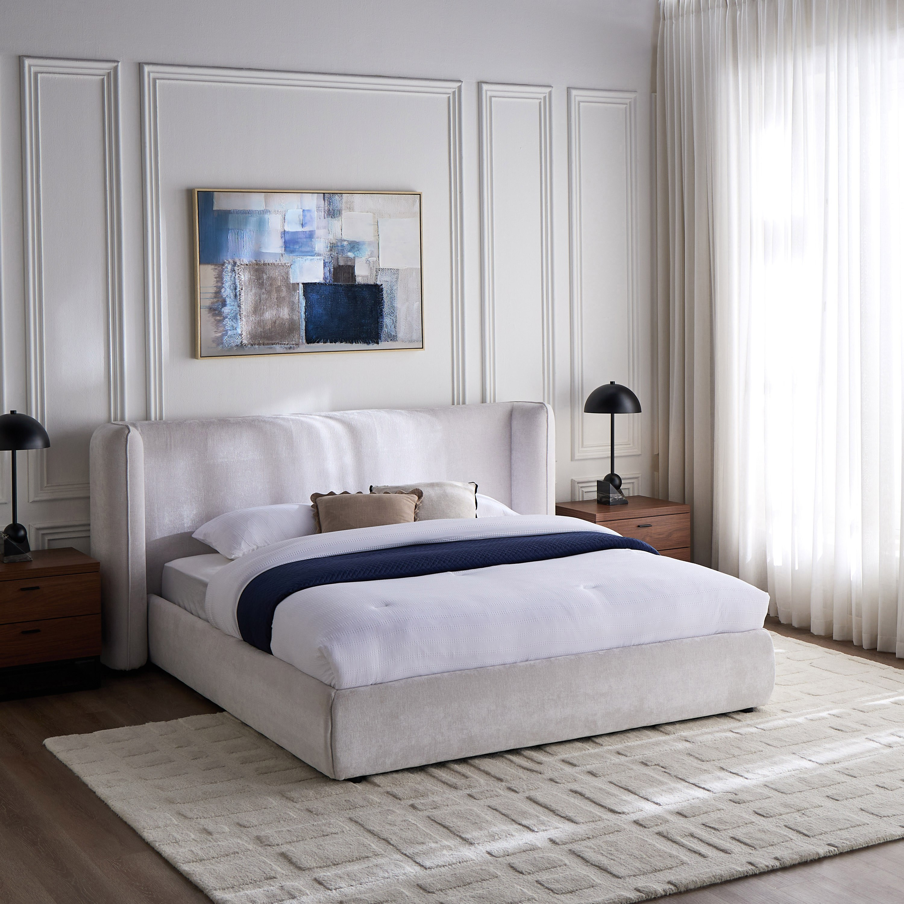 Countryside Wing King Bed - 180x200 cm