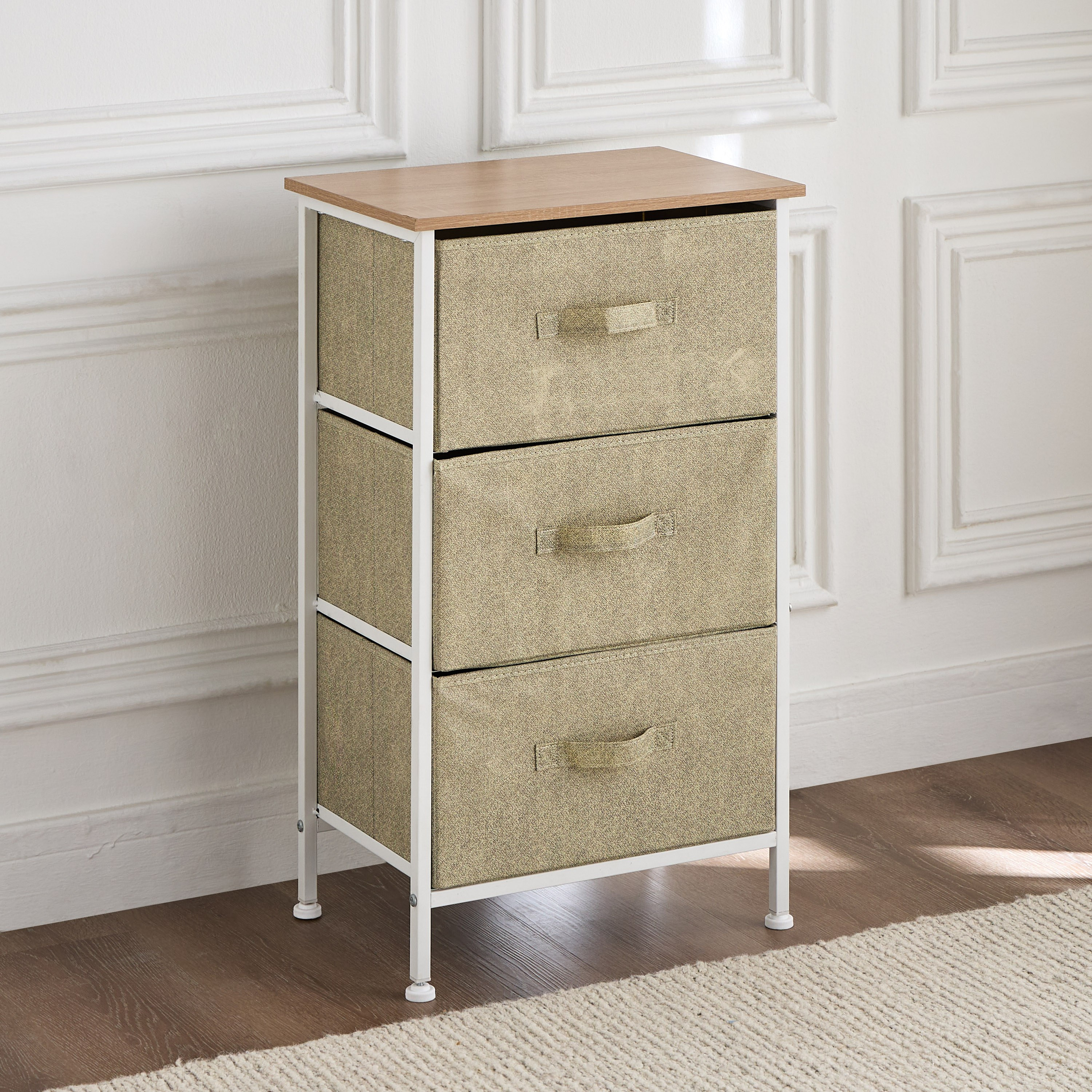 Jordan 3-Drawer Storage Tower - 30x45 cm-household-storage-storagesolutions-drawercabinets-image-1