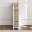 Jordan 4-Drawer Storage Tower - 48x20 cm-household-storage-storagesolutions-drawercabinets-image-2