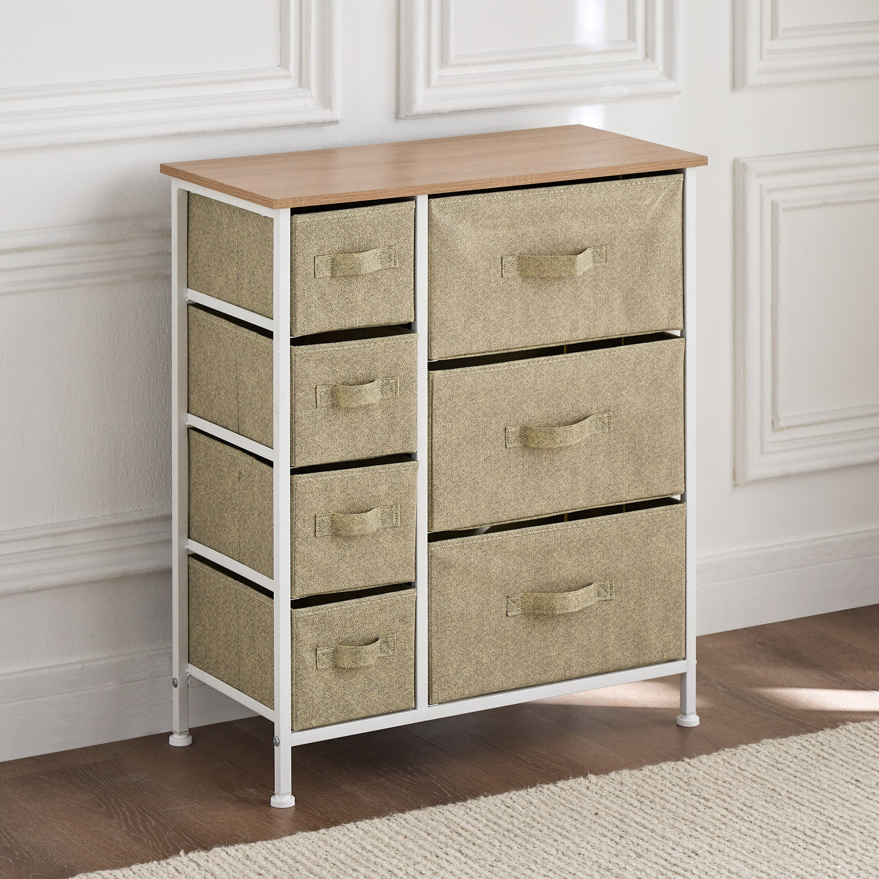 Jordan 7-Drawer Storage Tower - 30x64 cm-household-storage-storagesolutions-drawercabinets-image-1