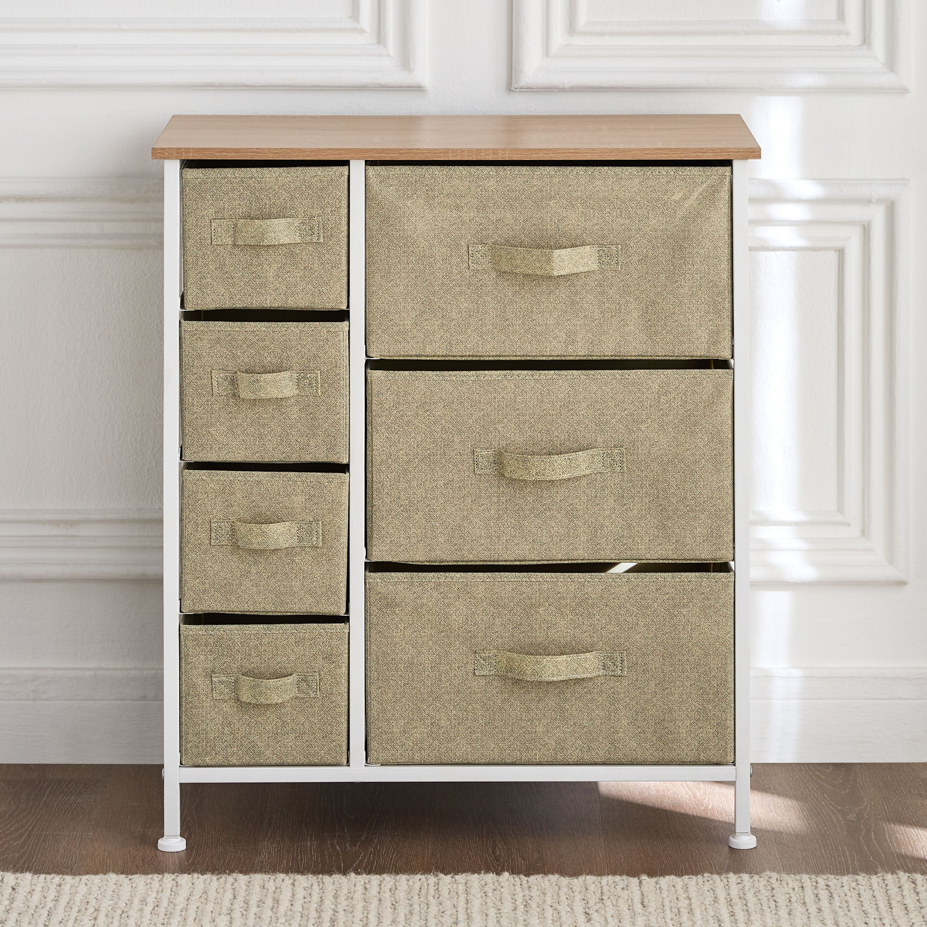Jordan 7-Drawer Storage Tower - 30x64 cm-household-storage-storagesolutions-drawercabinets-image-2