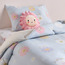 طقم لحاف فردي قطن بعدد خيوط 200 وطبعات من 4 قطع - بلوسوم - 135x220 سم-kids-beddingandwindows-bedding-comforters-image-7