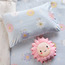 طقم لحاف فردي قطن بعدد خيوط 200 وطبعات من 4 قطع - بلوسوم - 135x220 سم-kids-beddingandwindows-bedding-comforters-image-5