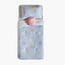 طقم لحاف فردي قطن بعدد خيوط 200 وطبعات من 4 قطع - بلوسوم - 135x220 سم-kids-beddingandwindows-bedding-comforters-image-1