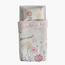 طقم لحاف قطن مقاس فردي قطعتين بعدد 200 خيط وتصميم زهري - 135x220 سم-kids-beddingandwindows-bedding-comforters-image-1