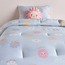 Blossom Cotton Printed 200 Thread Count 4-Piece Full Comforter Set - 160x220 cm-kids-beddingandwindows-bedding-comforters-image-5