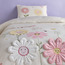 طقم لحاف قطن مقاس كامل بنقوش زهور وعدد 200 خيط قطعتين - 160x220 سم-kids-beddingandwindows-bedding-comforters-image-4