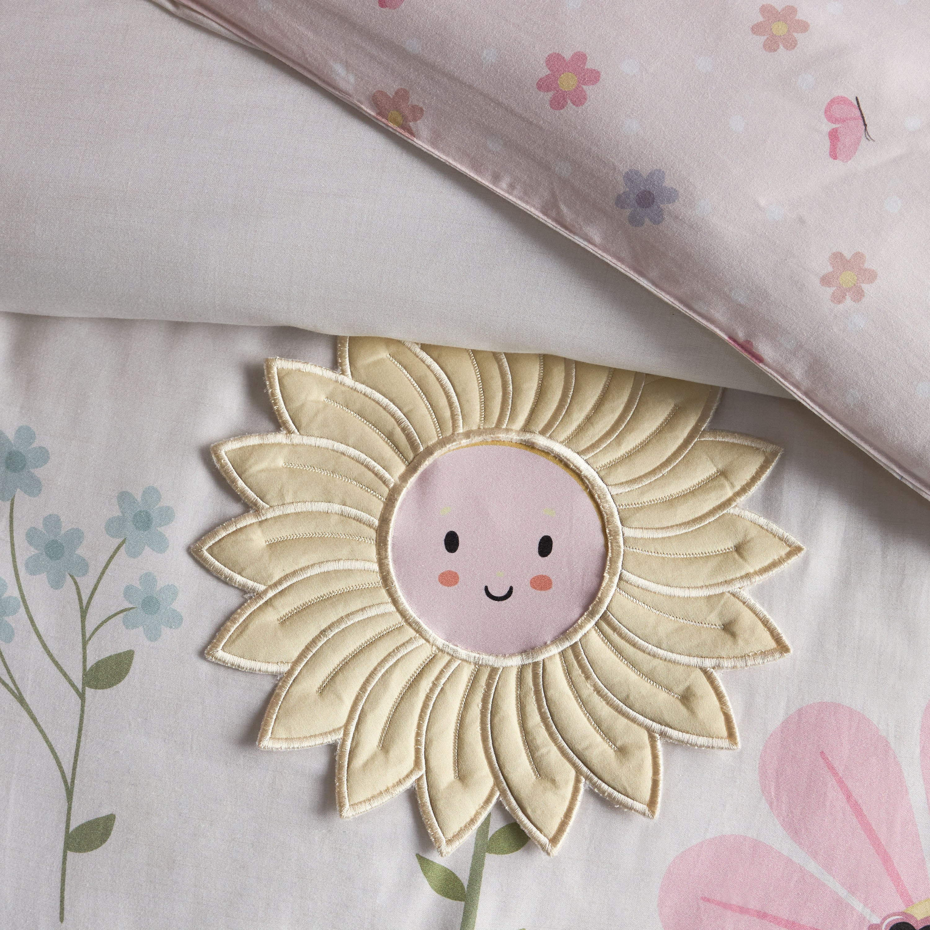 Blossom Flowere Cotton 200 Thread Count 2-Piece Full Comforter Set - 160x220cm-kids-beddingandwindows-bedding-comforters-image-4