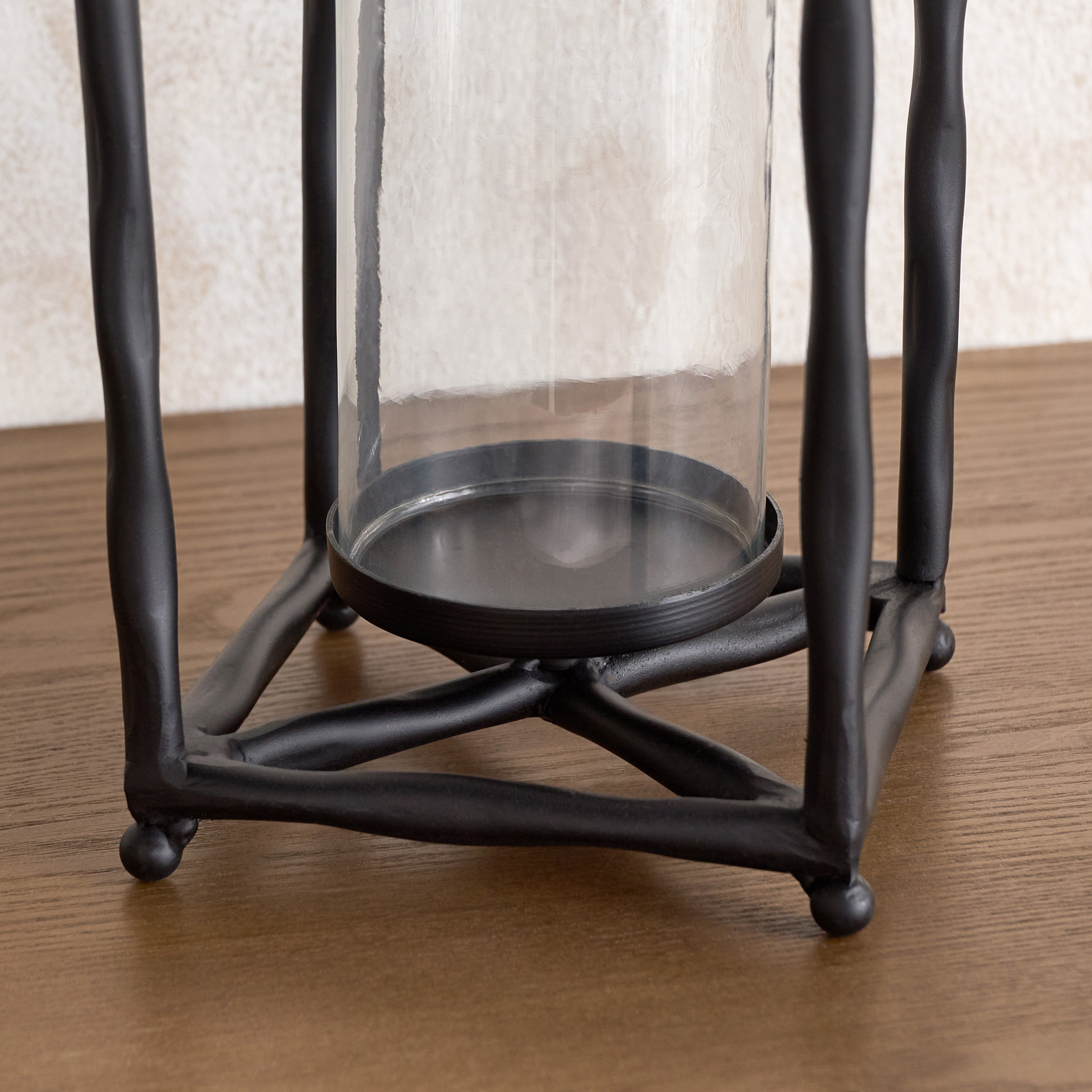 Loft Blanc-Woro Metal Hurricane Candleholder - 43 cm-household-decor-candleholdersandlanterns-image-4