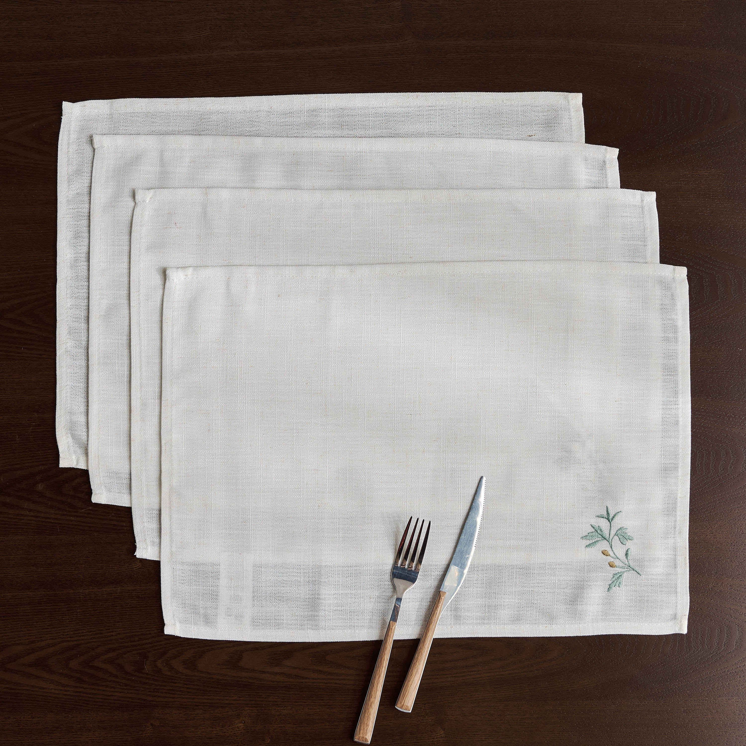 Iris 4-Piece Placemat Set-household-dining-tablelinen-placemats-image-1