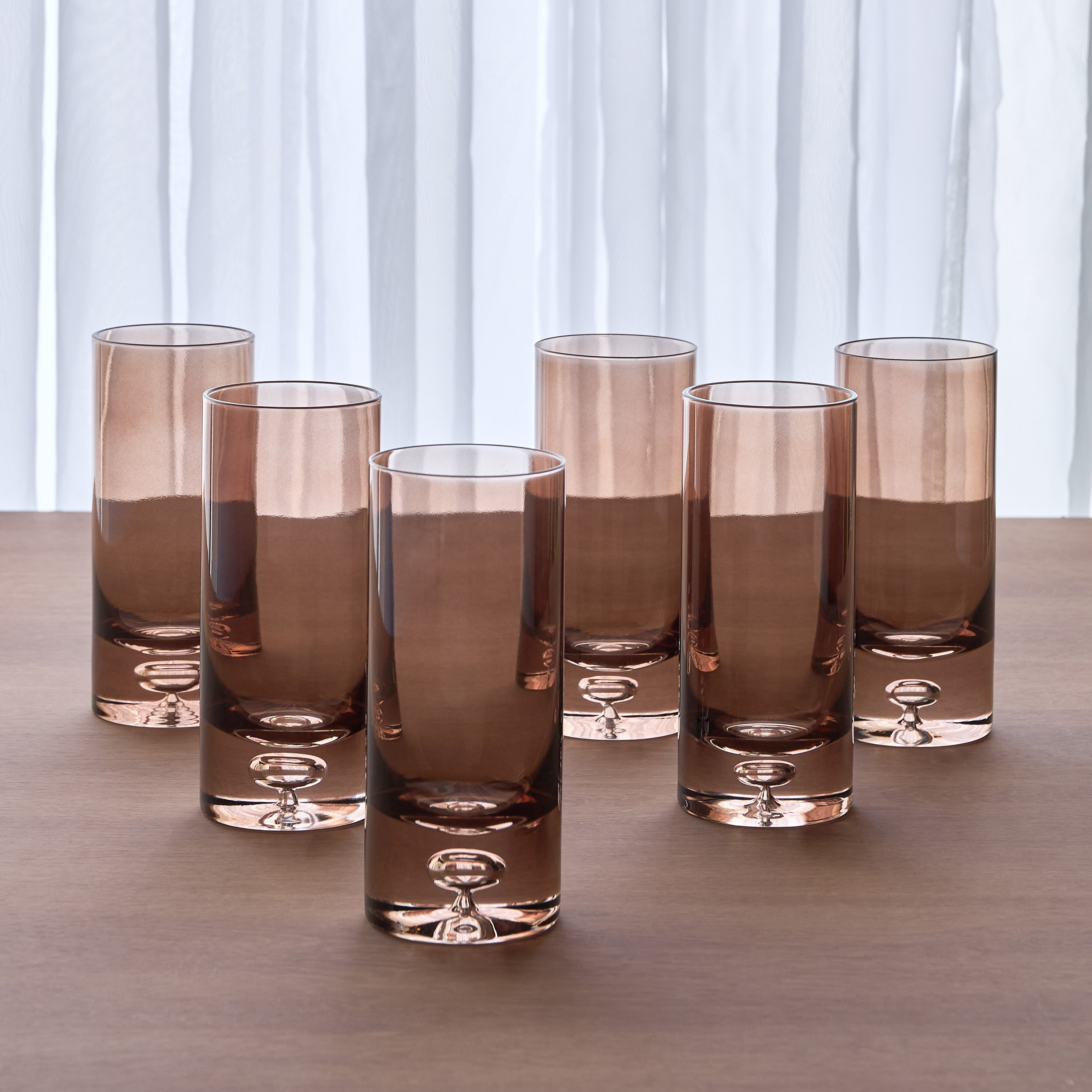 Leo 6-Piece Highball Glass Set - 420 ml-household-dining-glassware-drinkingglasses-image-1
