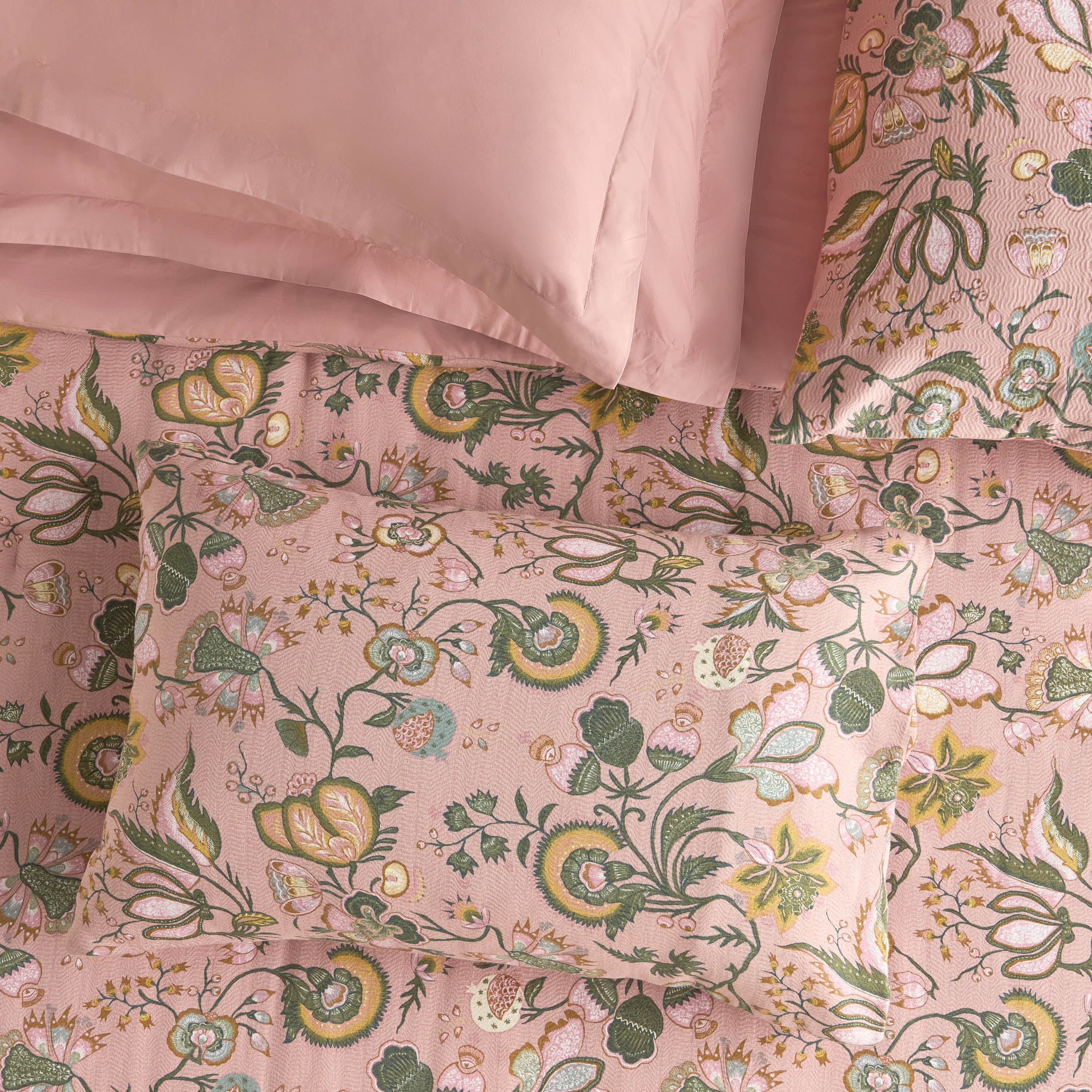 Folk Reverie Chints Dobby Ethnic 6-Piece Super King Comforter and Sheet Set - 240x260 cm-household-bedding-comfortersandbedspreads-bedinabag-image-3