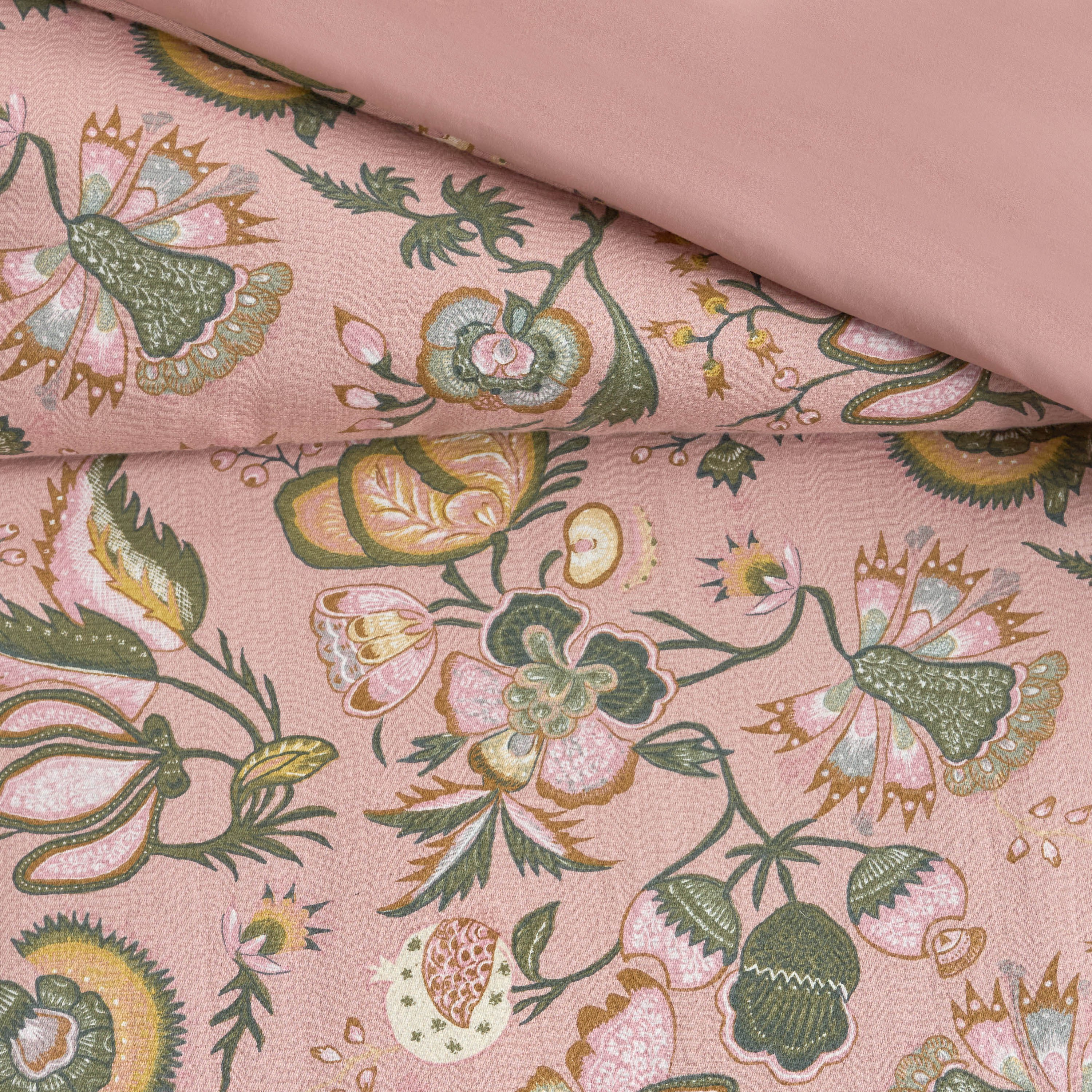 Folk Reverie Chints Dobby Ethnic 6-Piece Super King Comforter and Sheet Set - 240x260 cm-household-bedding-comfortersandbedspreads-bedinabag-image-4