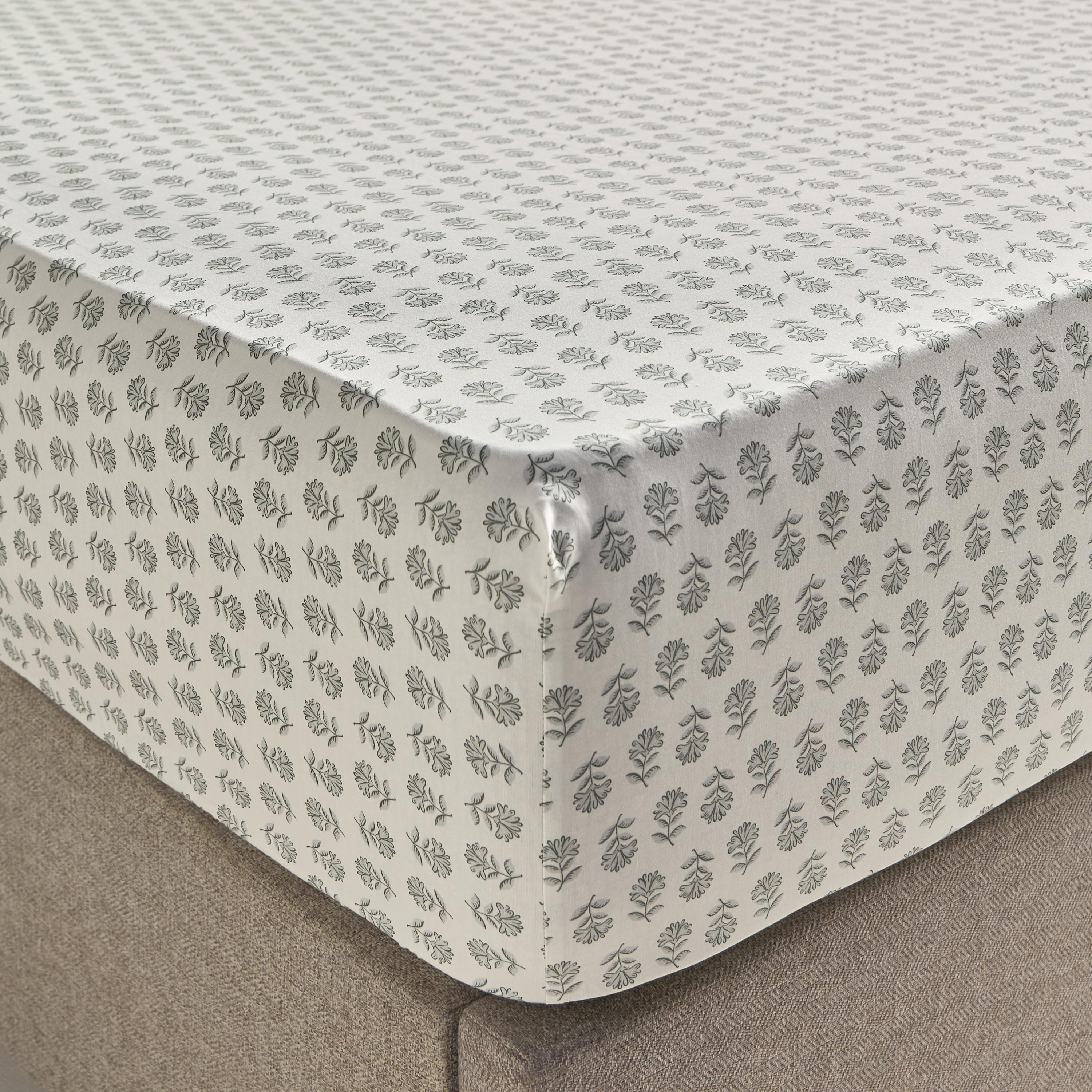 Atelier Cotton Super King Fitted Sheet - 200x205 cm-household-bedding-sheetsandpillowcases-fittedsheets-image-1