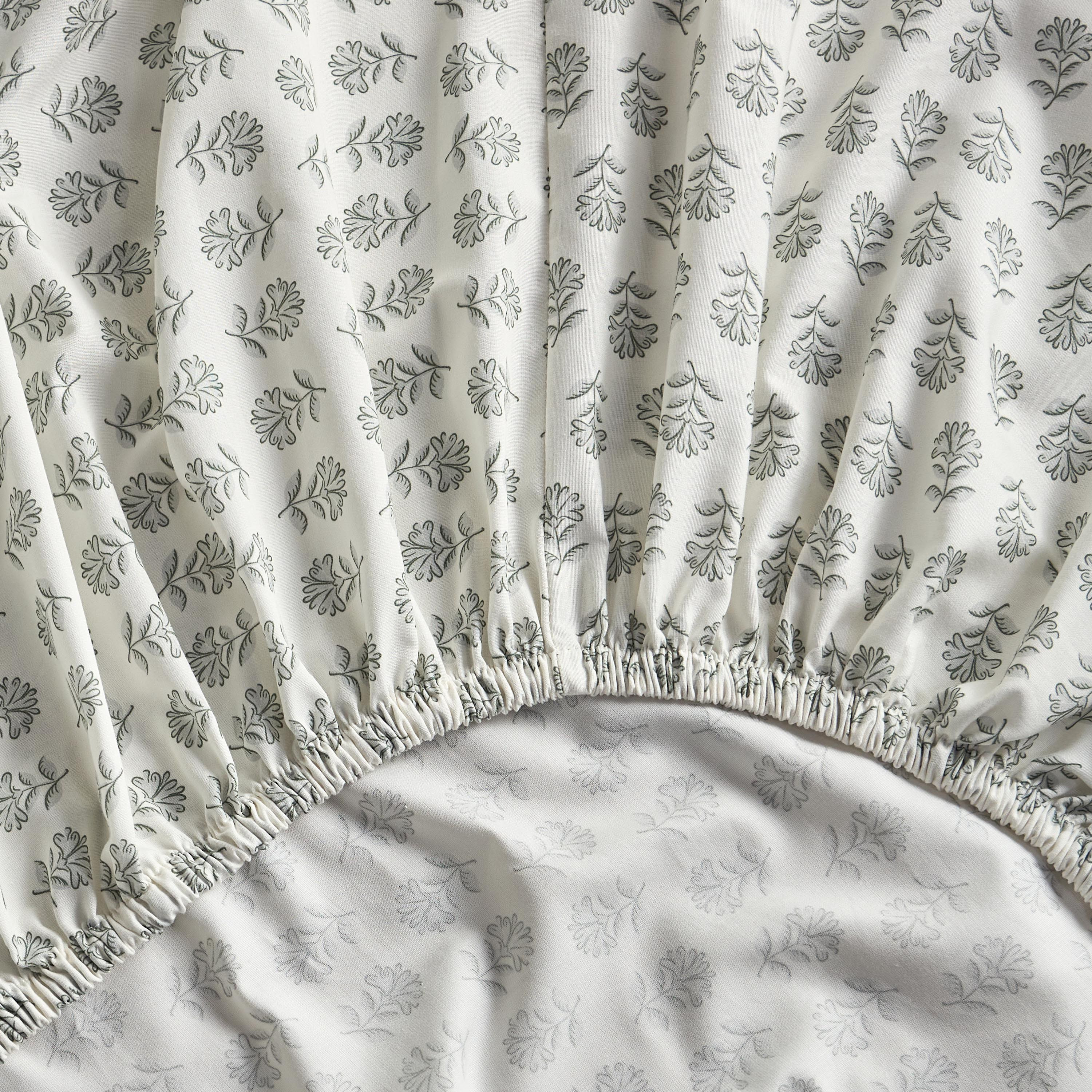 Atelier Cotton Super King Fitted Sheet - 200x205 cm-household-bedding-sheetsandpillowcases-fittedsheets-image-2