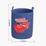 سلة تخزين بطبعة سيارات ديزني مع تطريز - بيلت 4 سبيد-babyandkids-bathandstorage-storage-hampers-image-1