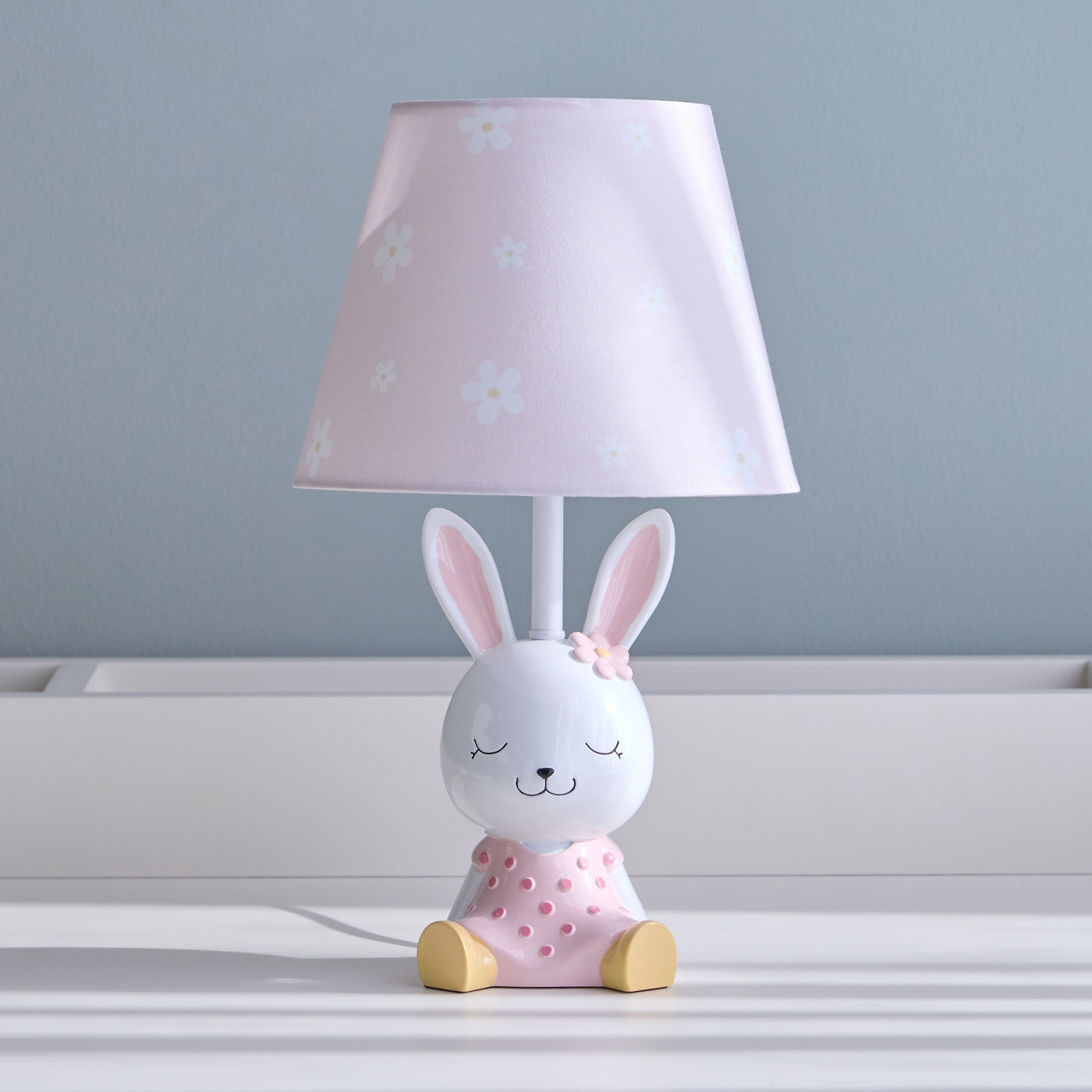 Ginger Bunny Resin Table Lamp - 35 cm