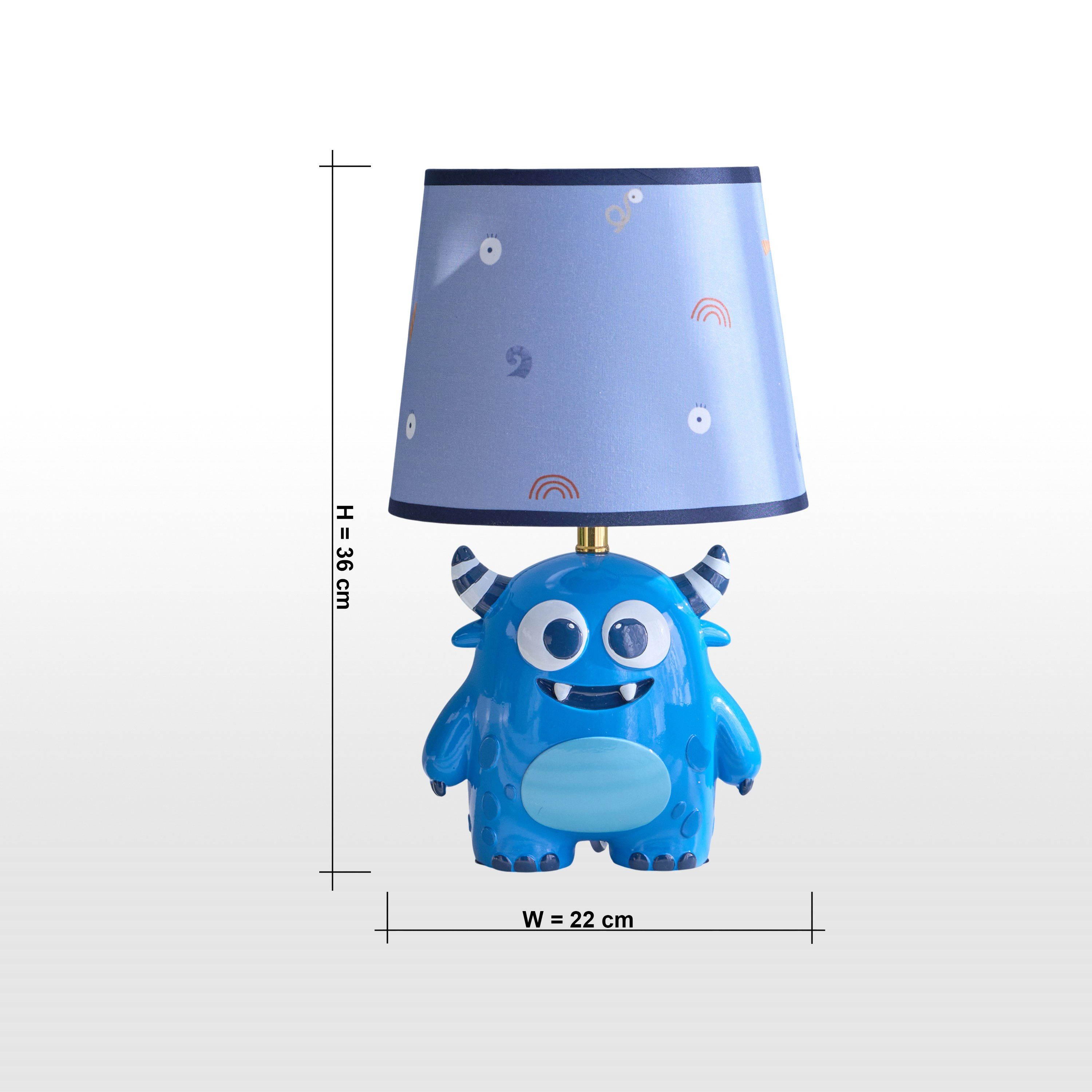 Kelvin Monster Resin Table Lamp - 36 cm-babyandkids-decorandlighting-lighting-tablelamps-image-5