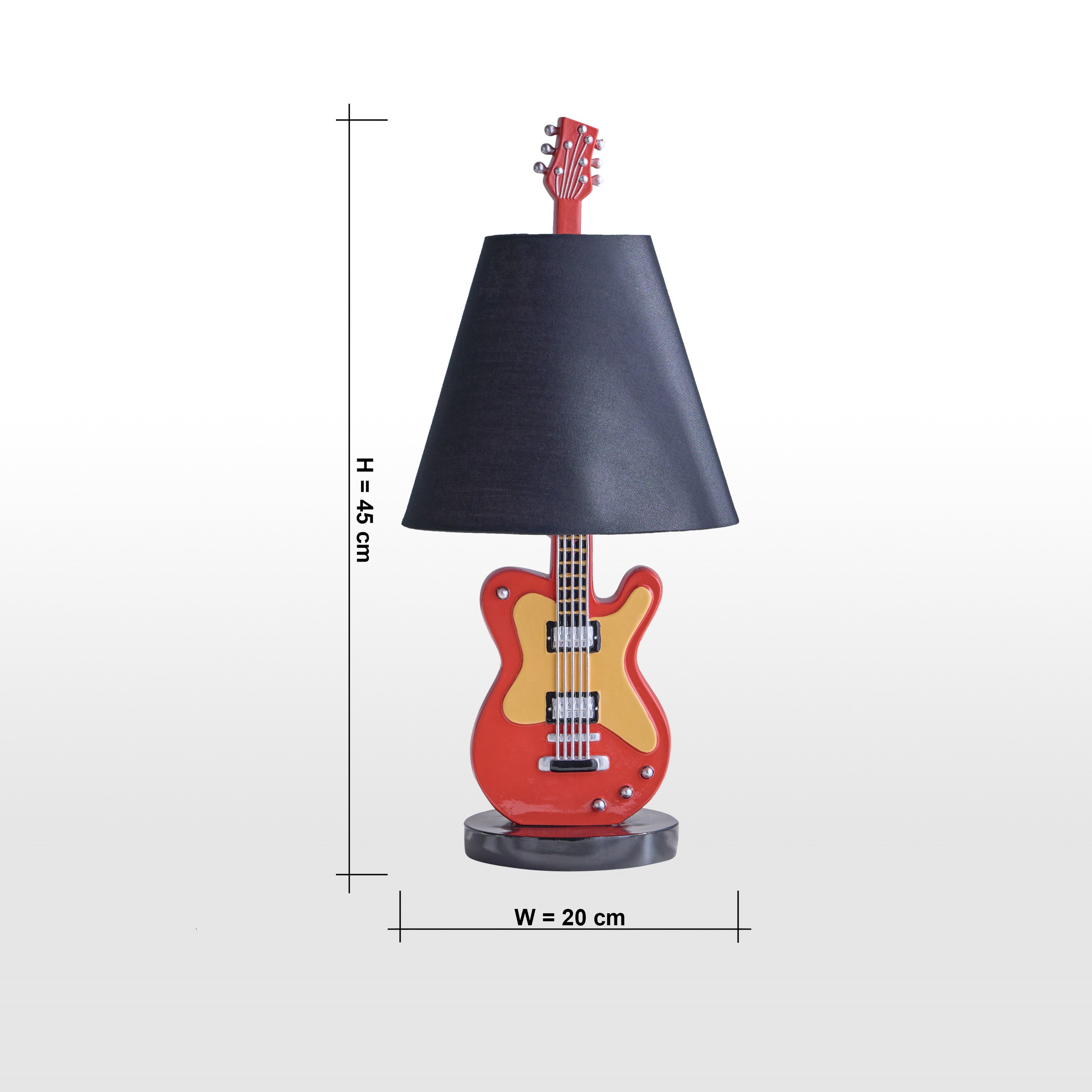 Guitar Resin Table Lamp - 45 cm-babyandkids-decorandlighting-lighting-tablelamps-image-5