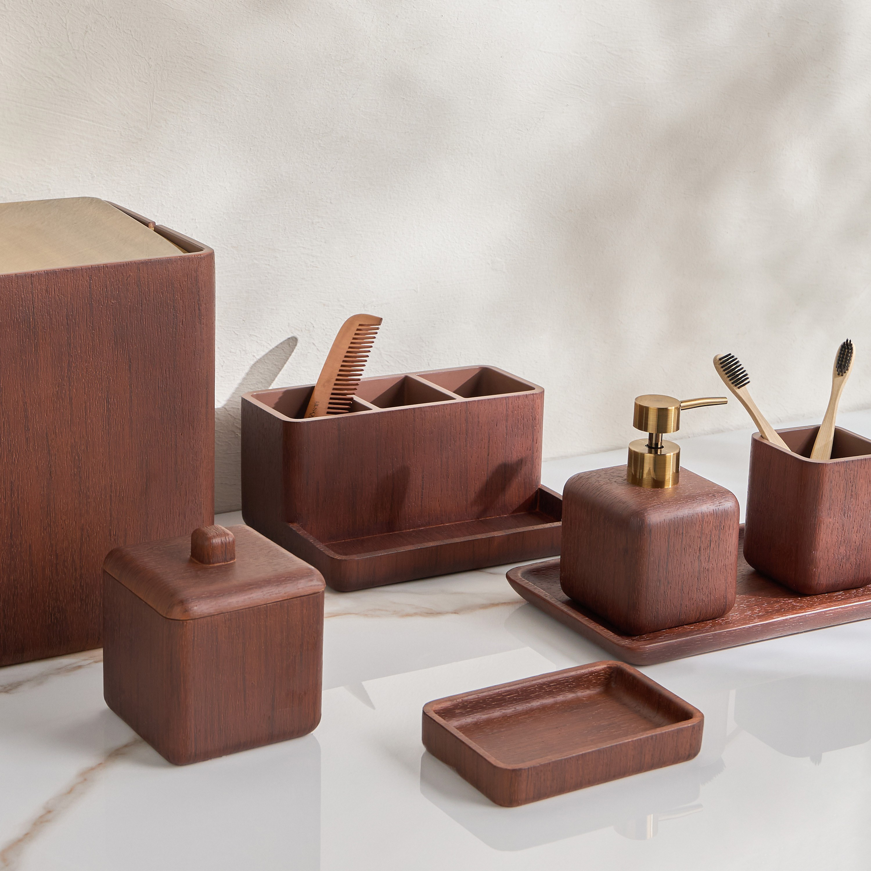 Russett Vanity Organiser-household-bathandlaundry-bathaccessories-toothbrushholdersandtumblers-image-4