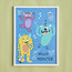 لوحة جدارية كانفاس مؤطرة ثري دي مونسترز هيلو - كلفن - 30x40 سم-kids-decorandlighting-decor-wallart-image-3