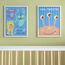 لوحة جدارية كانفاس مؤطرة ثري دي مونسترز هيلو - كلفن - 30x40 سم-kids-decorandlighting-decor-wallart-image-1