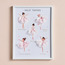 لوحة حائط كانفاس مؤطرة بتصميم راقصات باليه - بيل - 30x40 سم-kids-decorandlighting-decor-wallart-image-4