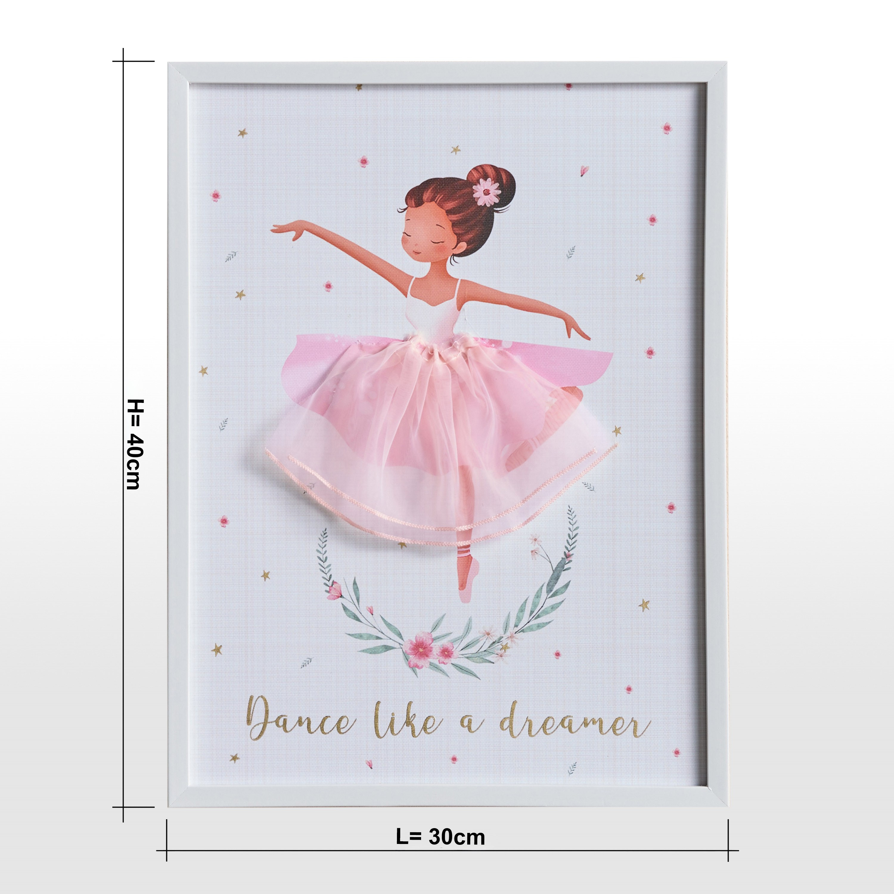 زينة حائط كانفاس مؤطرة - بيل - 30x40 سم-kids-decorandlighting-decor-wallart-image-4
