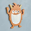 Kelvin Monster Wall Mirror - 29x28 cm-kids-decorandlighting-decor-mirrors-image-1