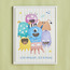 Kelvin Monsters with Googly Eyes Framed Canvas Wall Art - 30x40 cm-kids-decorandlighting-decor-wallart-image-1