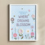 Blossom Framed Canvas Wall Art - 30x40 cm-kids-decorandlighting-decor-wallart-image-1