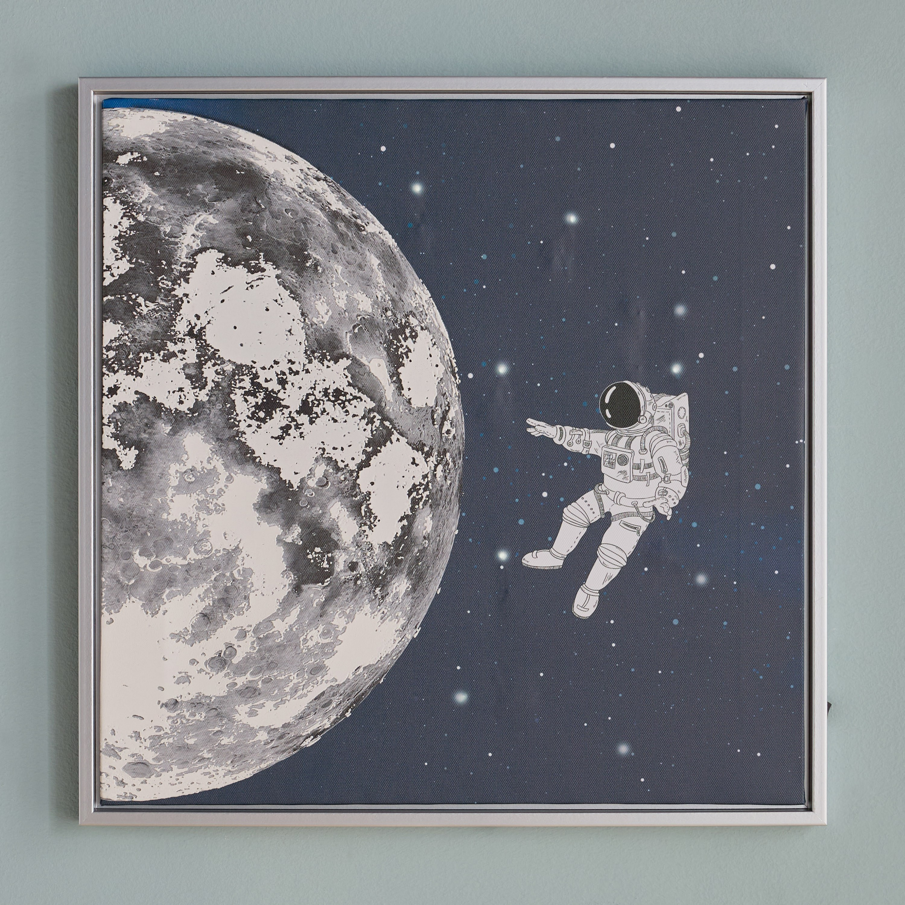 Astro Astro Led Framed Canvas Wall Art - 40x40 cm