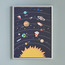Astro Space 3D Object Framed Canvas Wall Art - 30x40 cm-kids-decorandlighting-decor-wallart-image-1