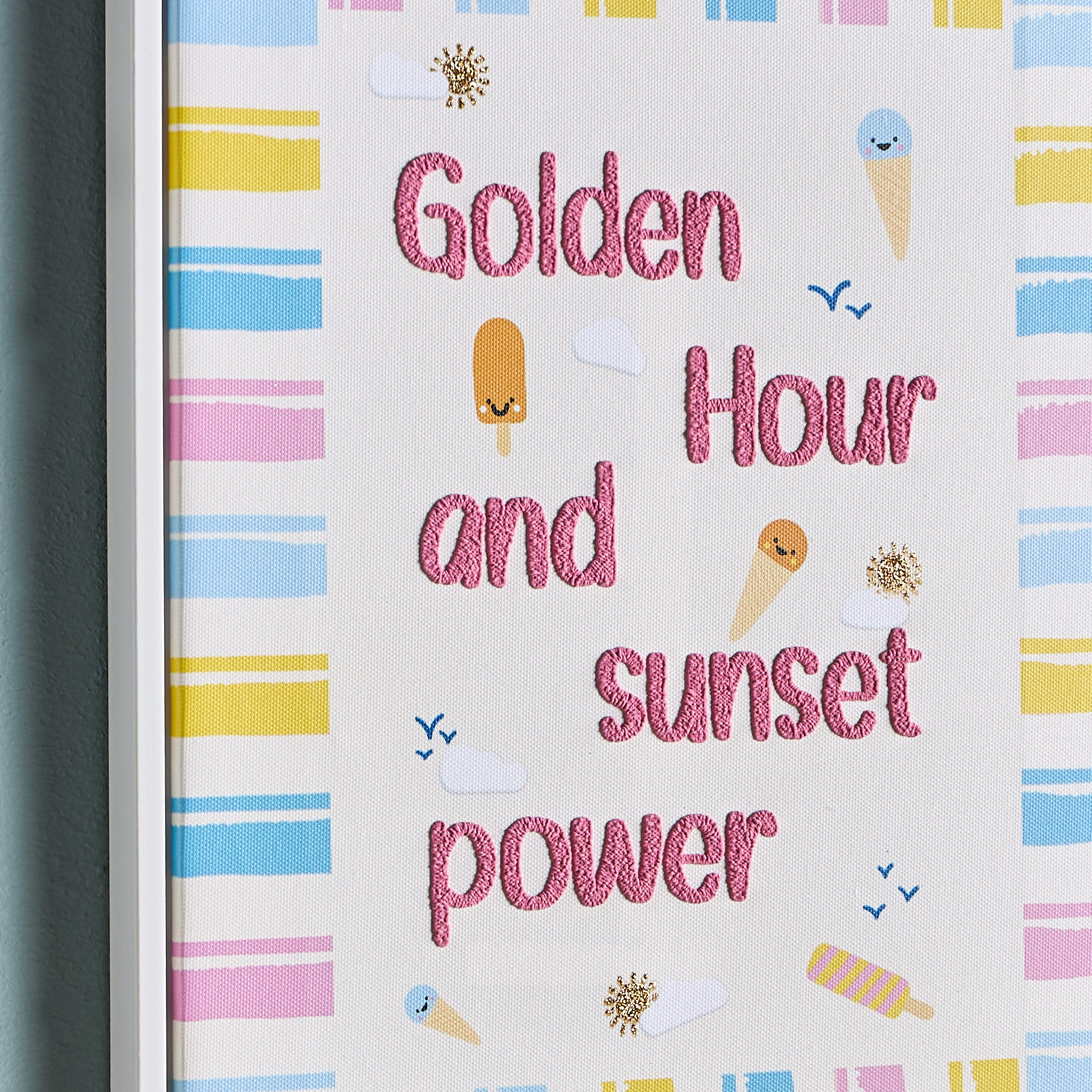 Summer Framed Canvas Wall Art - 30x40 cm-babyandkids-decorandlighting-decor-wallart-image-2