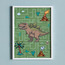 Ringo Pixel Styrofoam Dino Framed Canvas Wall Art - 30x40 cm-kids-decorandlighting-decor-wallart-image-1
