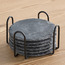 Lisa 6-Piece Coaster Set - 11 cm-household-dining-tablelinen-napkinsandaccessories-image-5