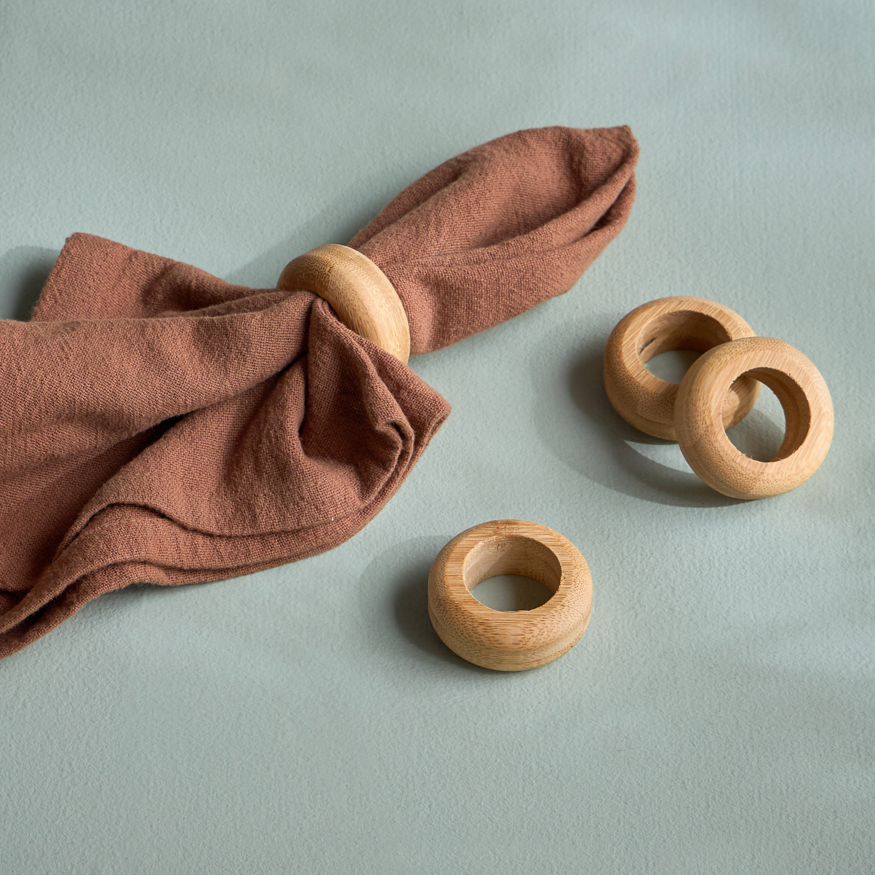 طقم حلقات مناديل سفرة 4 قطع - نيرو - 5 سم-household-dining-tablelinen-napkinsandaccessories-image-1