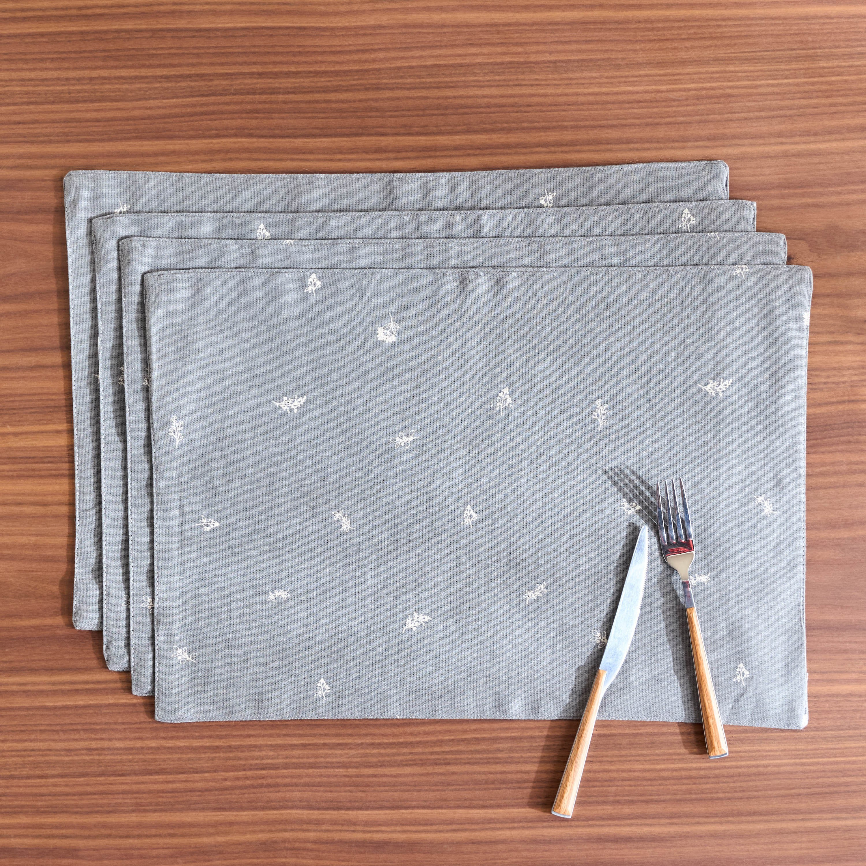 طقم لبادات صحون 4 قطع - تيرا-household-dining-tablelinen-placemats-image-1