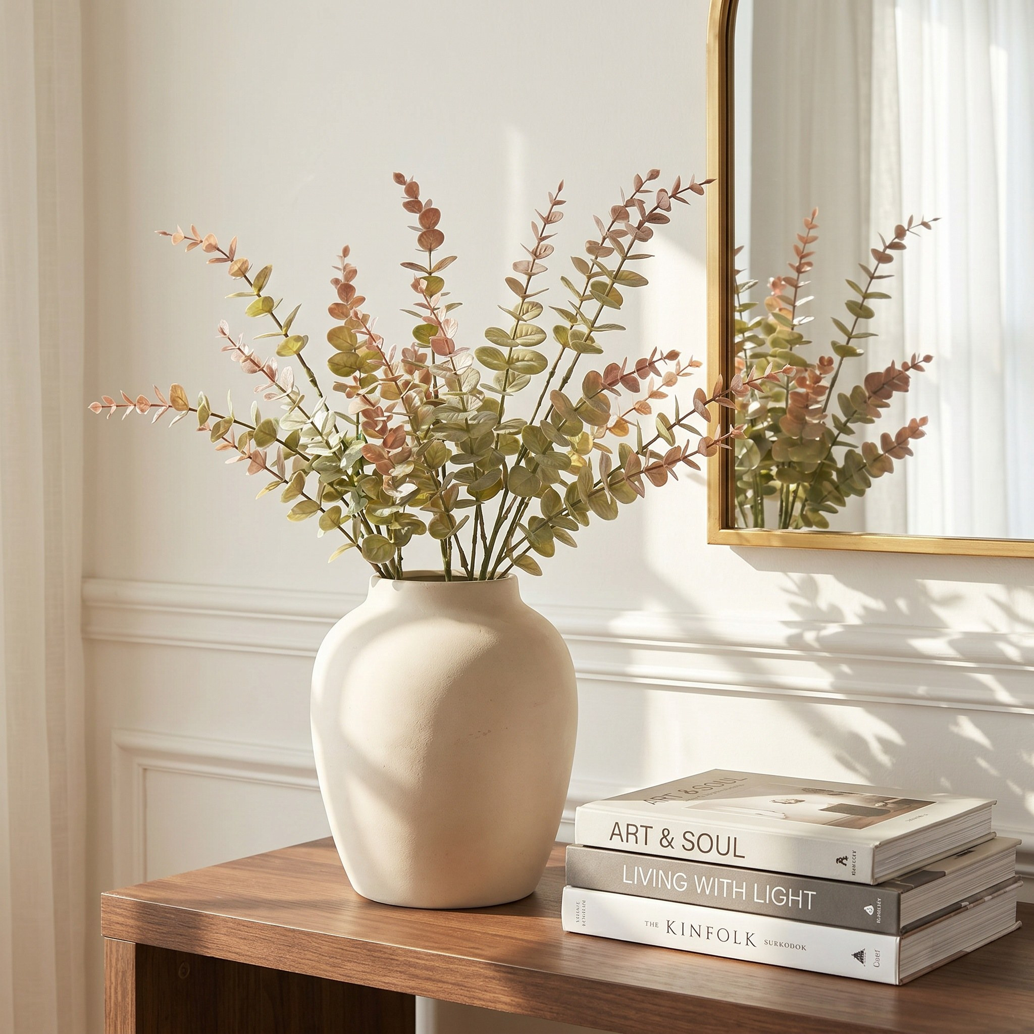 غصن أوكالبتوس - 60 سم-household-gardenandoutdoor-artificialflowersandplants-fillers-image-3