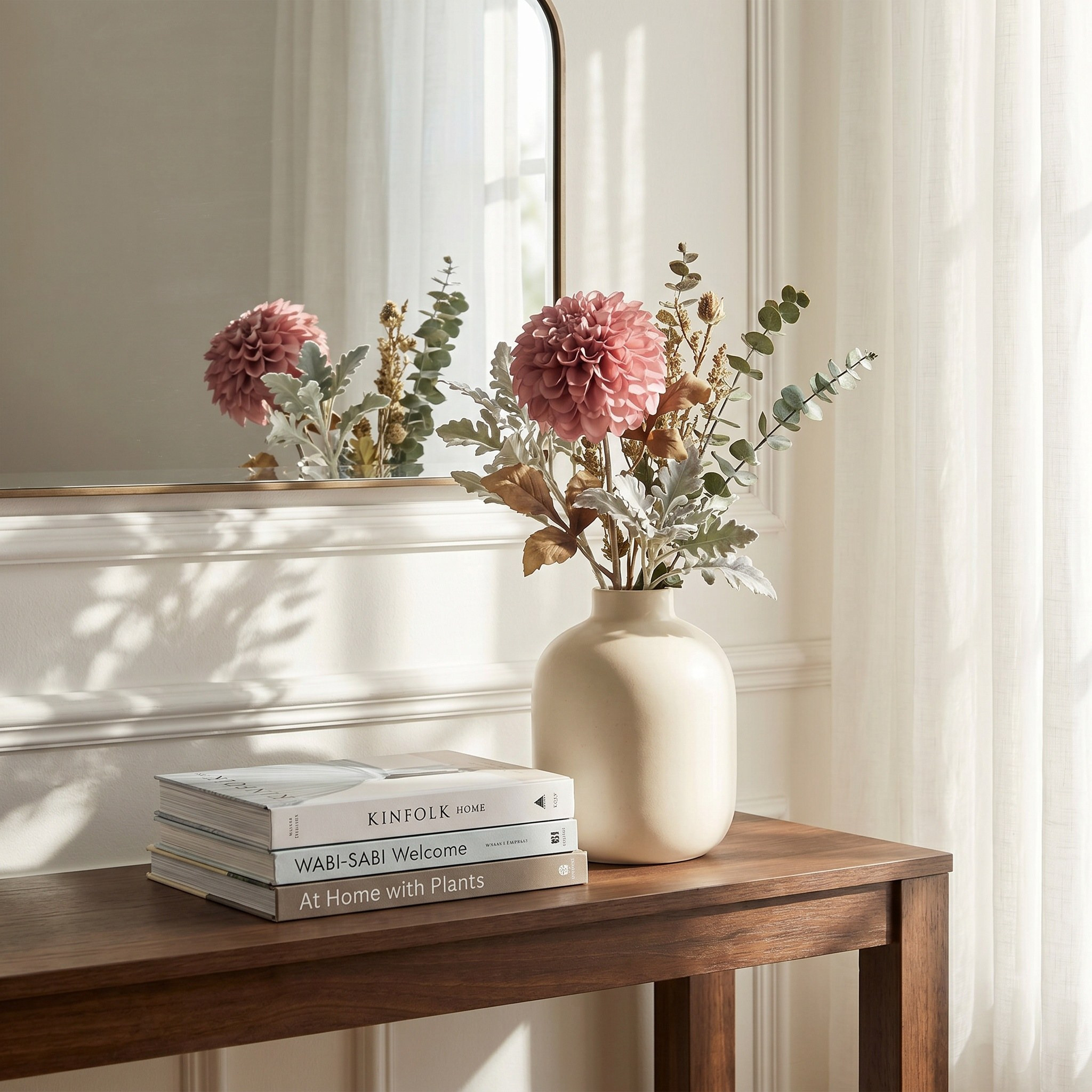 Autumn Dahlia Stem - 73 cm-household-gardenandoutdoor-artificialflowersandplants-stems-image-3