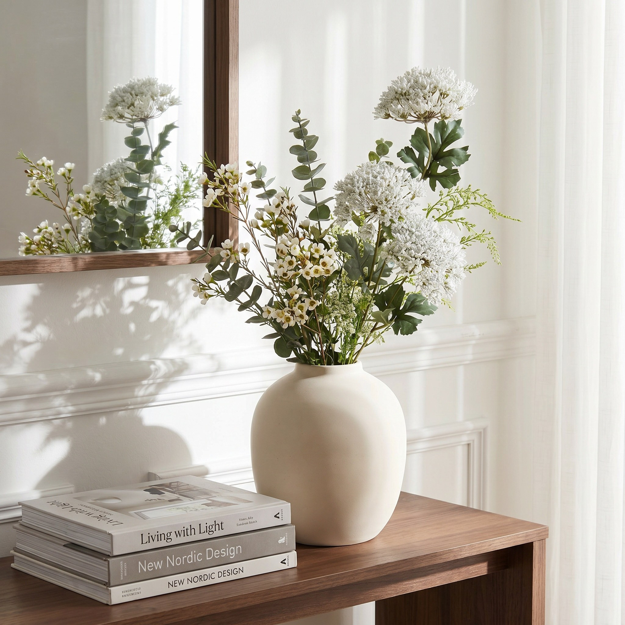Sedum Flocked Spray - 86 cm-household-gardenandoutdoor-artificialflowersandplants-fillers-image-3