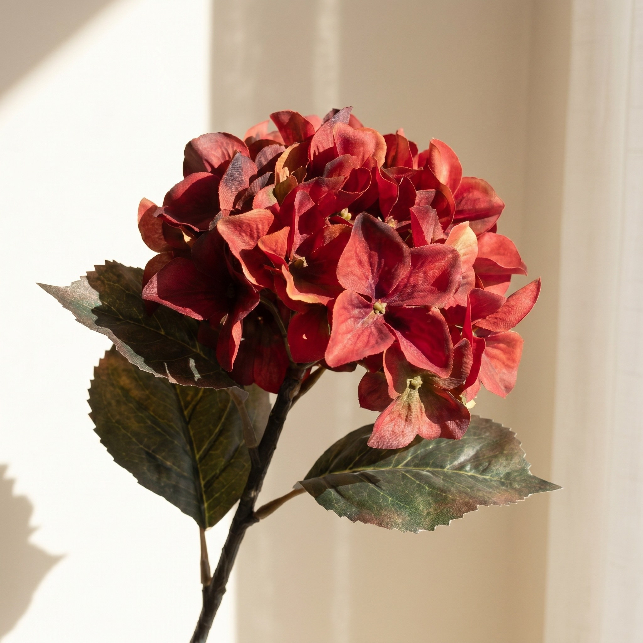 Autumn Hydrangea Stem - 34 cm-household-gardenandoutdoor-artificialflowersandplants-stems-image-2