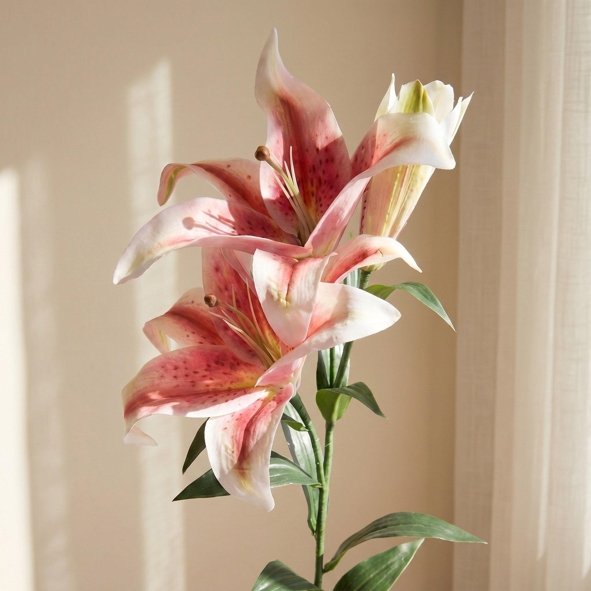 Real Touch Tiger Lily Stem - 86 cm-household-gardenandoutdoor-artificialflowersandplants-stems-image-2