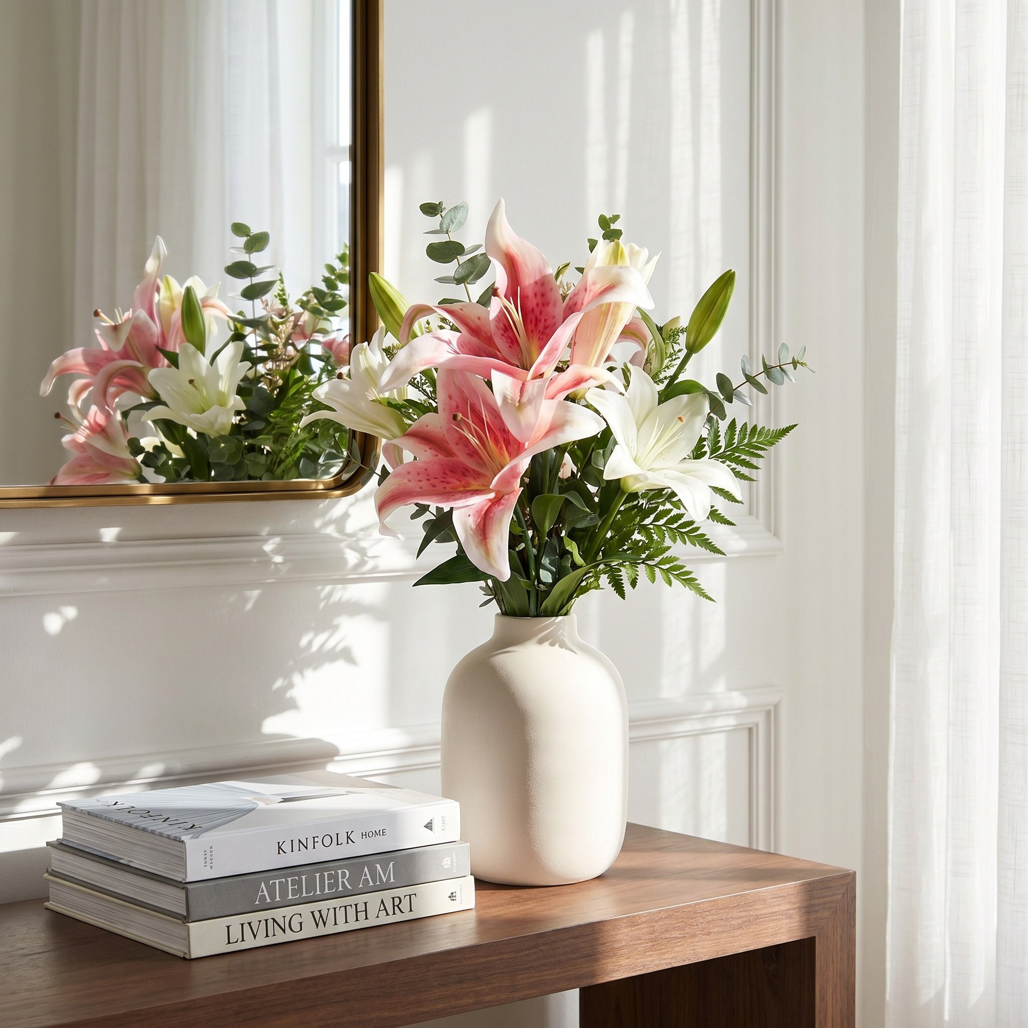 Real Touch Tiger Lily Stem - 86 cm-household-gardenandoutdoor-artificialflowersandplants-stems-image-3